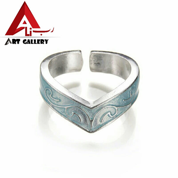 Moon shine Aqeeq Ring 2 pieces