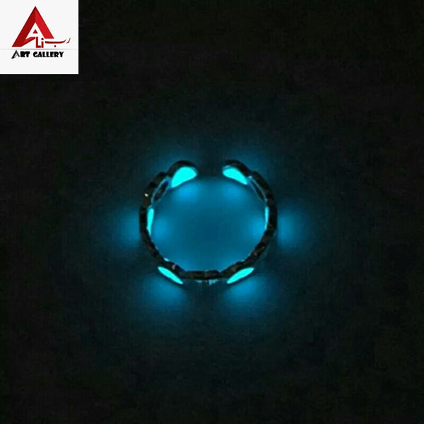 Moon shine Aqeeq Ring 2 pieces