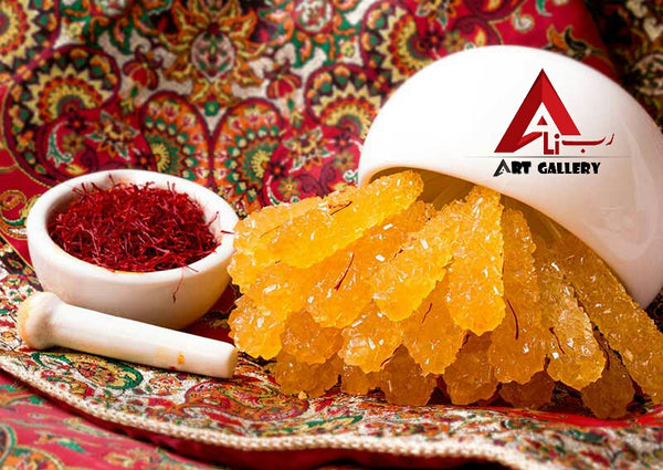 Saffron Swizzle Sticks Zafrani Mishri Irani Nabat