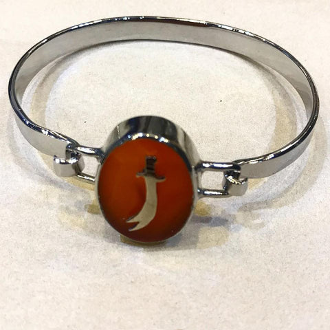 Zulfiqar Agate Bangle Silver Made