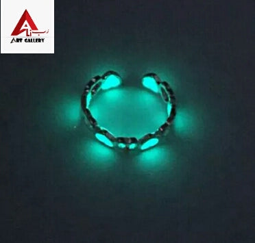 Moon shine Aqeeq Ring 2 pieces