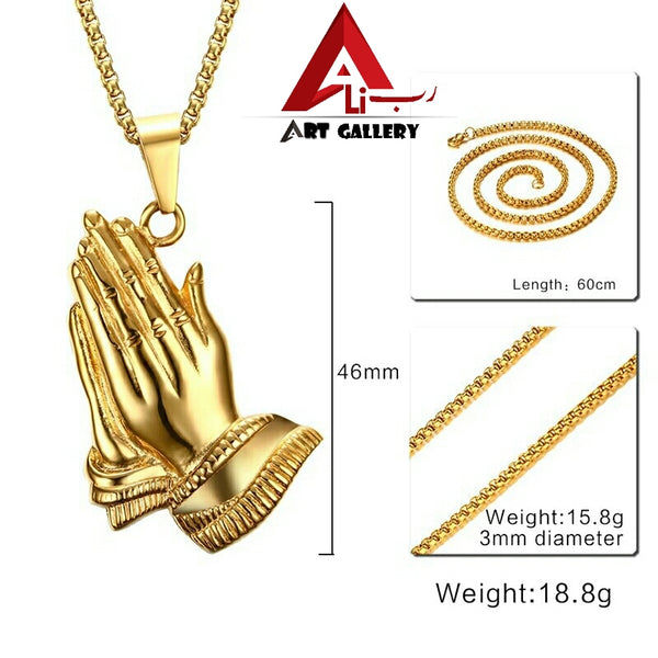 Praying Hands pendant