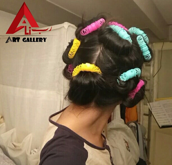 Fashion 8pcs Magic Hair Curler Spiral Curls Roller Donuts Curl Hair Styling Tool hair accessories