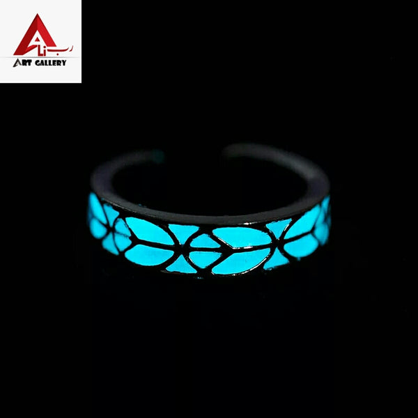 Moon shine Aqeeq Ring 2 pieces
