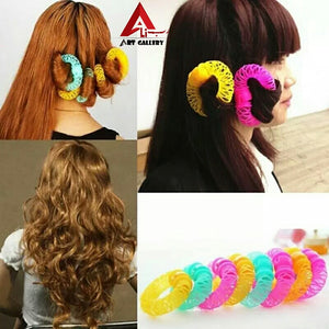 Fashion 8pcs Magic Hair Curler Spiral Curls Roller Donuts Curl Hair Styling Tool hair accessories