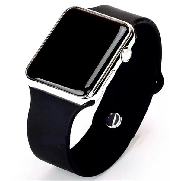 Men Sport Casual LED Watches Men's Digital Clock Man Army Military Silicone Wrist Watch Clock.