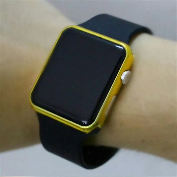 Men Sport Casual LED Watches Men's Digital Clock Man Army Military Silicone Wrist Watch Clock.