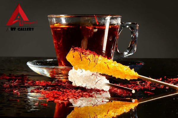 Saffron Swizzle Sticks Zafrani Mishri Irani Nabat