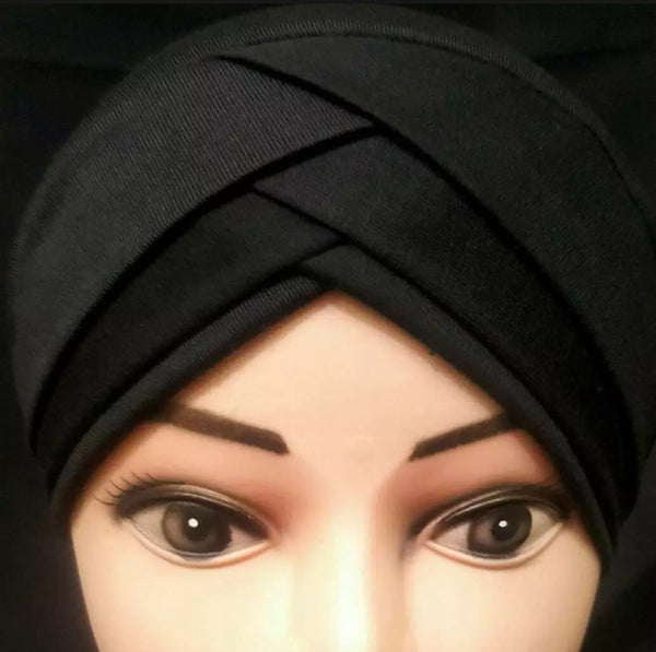 6 Black 3D Layer cap best fabric