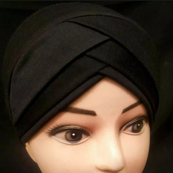 6 Black 3D Layer cap best fabric