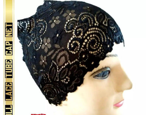 3 pack of Black net Hijab cap