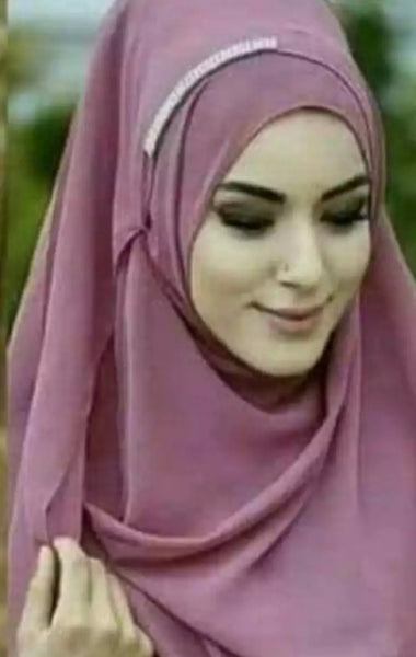 3 Chiffon pinless Scarf ready to wear