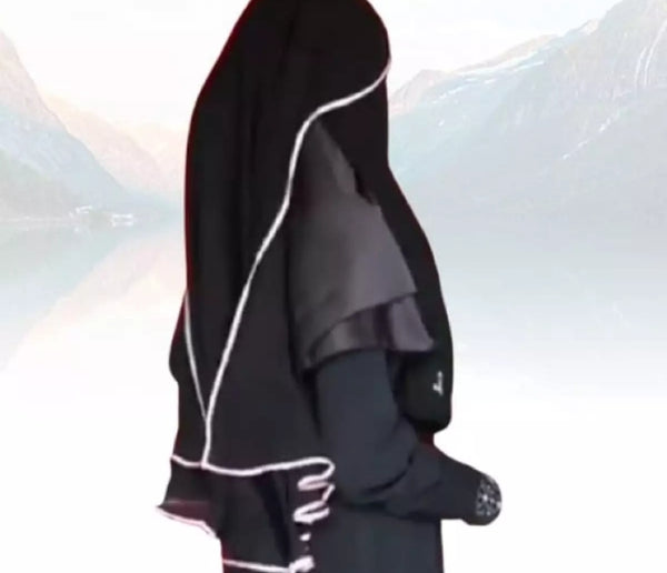 Pipen double layer Nakab Hijab