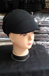 3 piece of Girls black Cap of Hijab