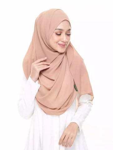3 piece of chiffon Pinless Hijab
