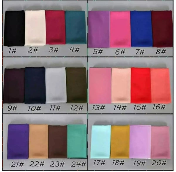 3 piece of chiffon Pinless Hijab