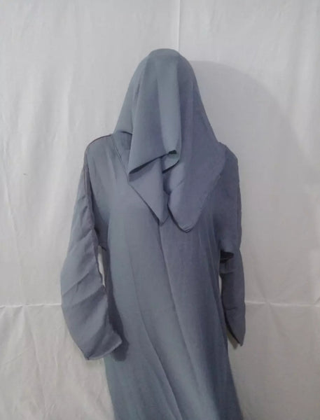 Single Abaya double layer Maxi Style