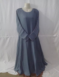 Single Abaya double layer Maxi Style