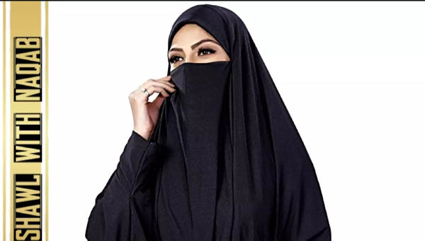 1piece of Long plain Chaddar Hijab