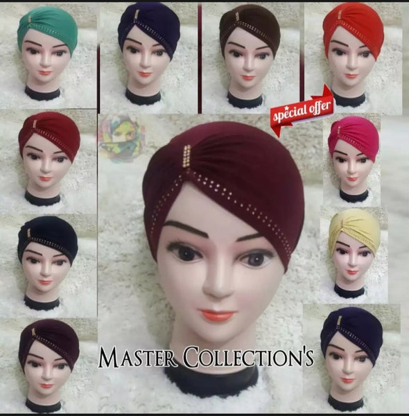 3 piece of Side party Hijab Cap ( New Arrival )