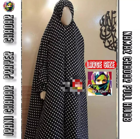 Irani Chader- Irani Abaya full Chaddar and Hijab