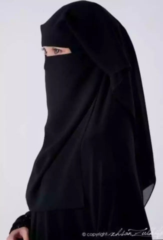 3 piece of Arabic Nakab with 3 layer
