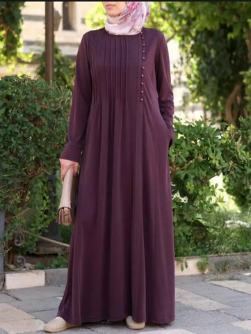 Grape Stylish Abaya for Girls