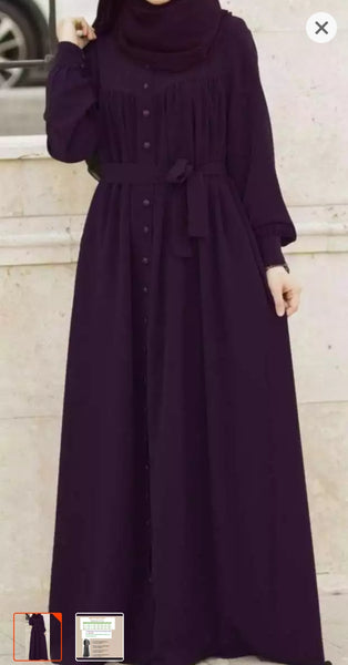 Decent Black Nida Silk Abaya