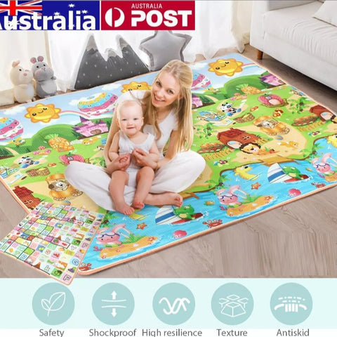 2021 new arrival - Export Quality Double side baby play crawling mat.