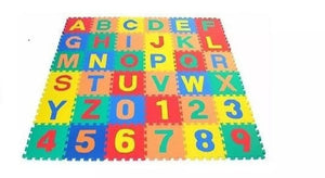 ABC & 123 Puzzle foam floor Mat for Kids.
