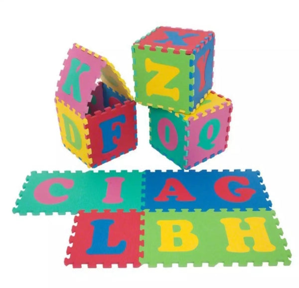 ABC & 123 Puzzle foam floor Mat for Kids.