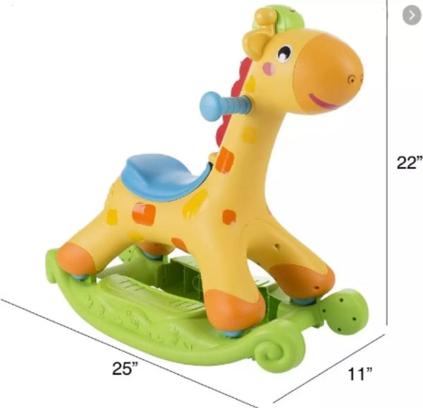 2 in 1 Rocker and Scoot Riding with Music & Light.