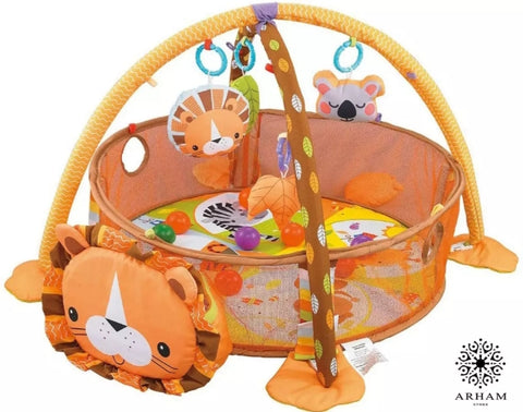 Kids 3 in 1 Baby Activity Gym and ball pit play mat