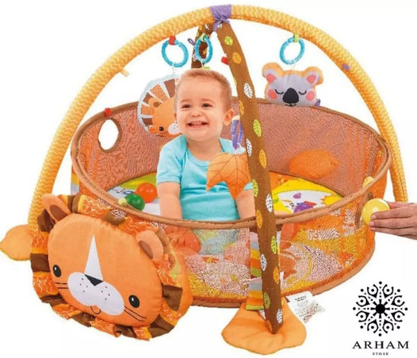 Kids 3 in 1 Baby Activity Gym and ball pit play mat