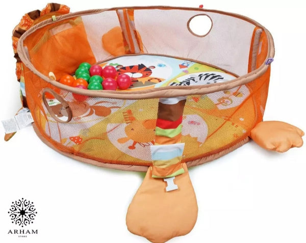 Kids 3 in 1 Baby Activity Gym and ball pit play mat