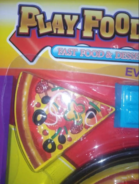 Complete Food 12 pcs Pizza set Toy for Kids.