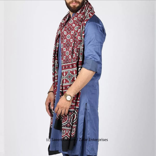 2 piece of pure cotton Ajrak