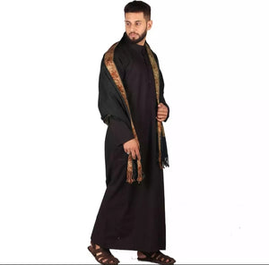 Black Baghdadi - Irani Style Shawl.