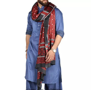 2 piece of poly Silk - Sindhi Ajrak