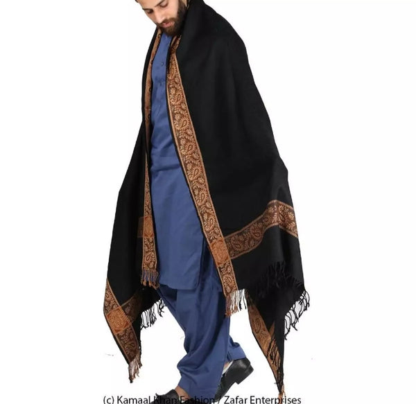 Black Baghdadi - Irani Style 4 Border Chadder