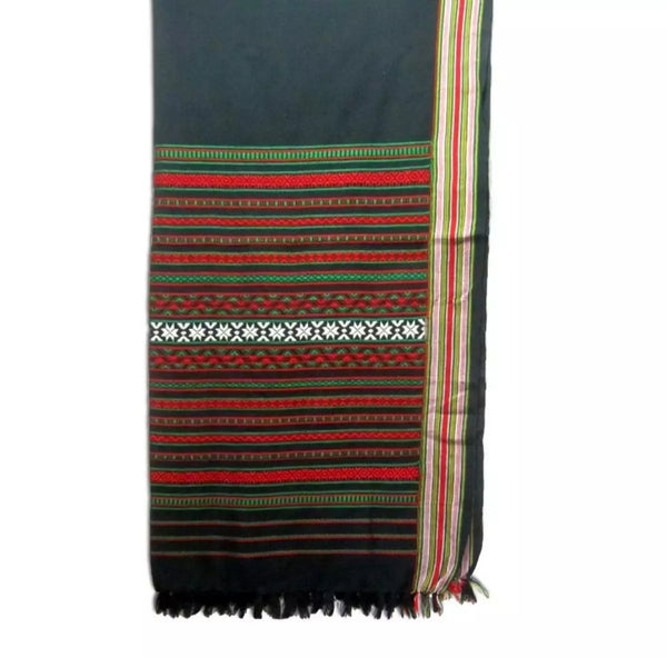 Red Handmade Sindhi Tharri / Wadera shawl
