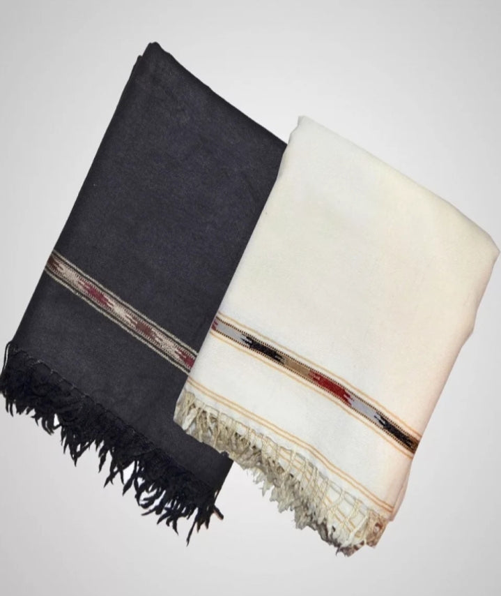 1 Piece of Pashmino Wool Shawl & Kashmiri Dhussa Shawl.