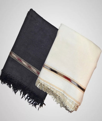 1 Piece of Pashmino Wool Shawl & Kashmiri Dhussa Shawl.