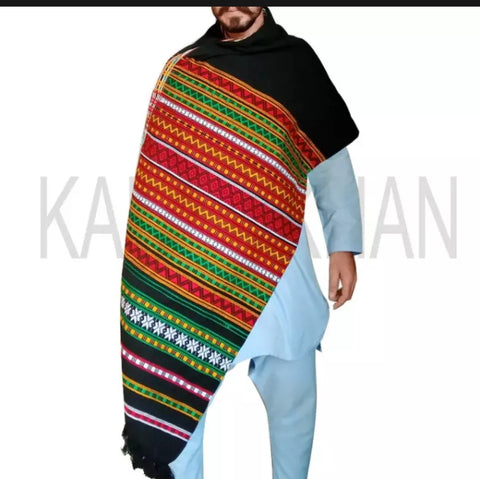 Colorful Tharri / Wadera shawl