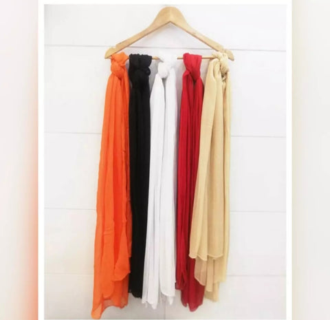 3 piece of Chiffon Dupatta 2.5 Meter.