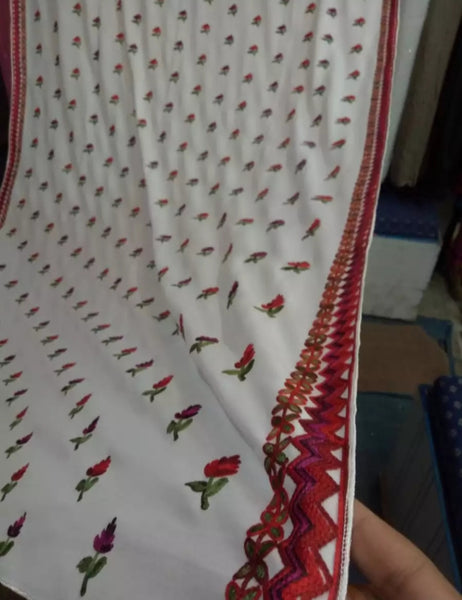 Best Floral Swiss Lawn Fine Quality Shawl.