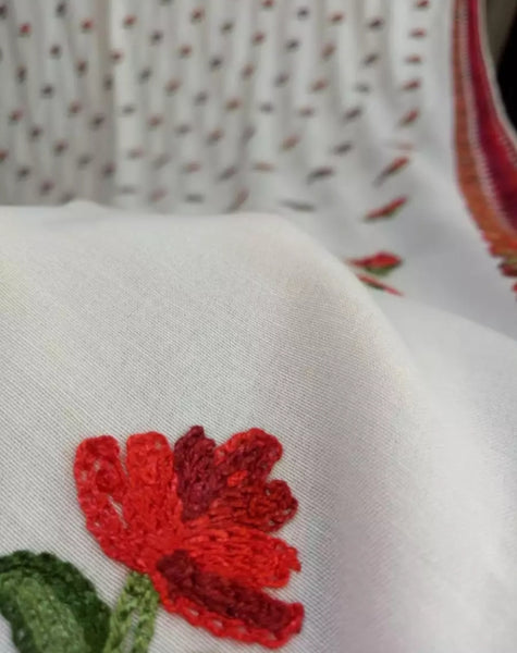 Best Floral Swiss Lawn Fine Quality Shawl.