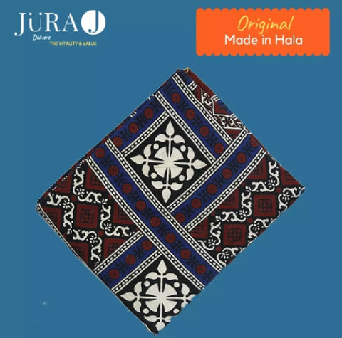 Sindhi Ajrak Pure Cotton.