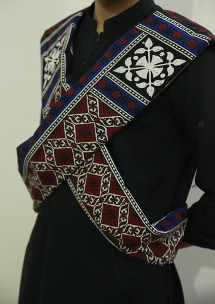 Sindhi Ajrak Pure Cotton.