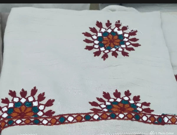Sindhi - Balochi Embroidery Chaddar Ajrak.